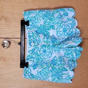 Lilly Pulitzer Wht/Blu/Green Floral Size 6